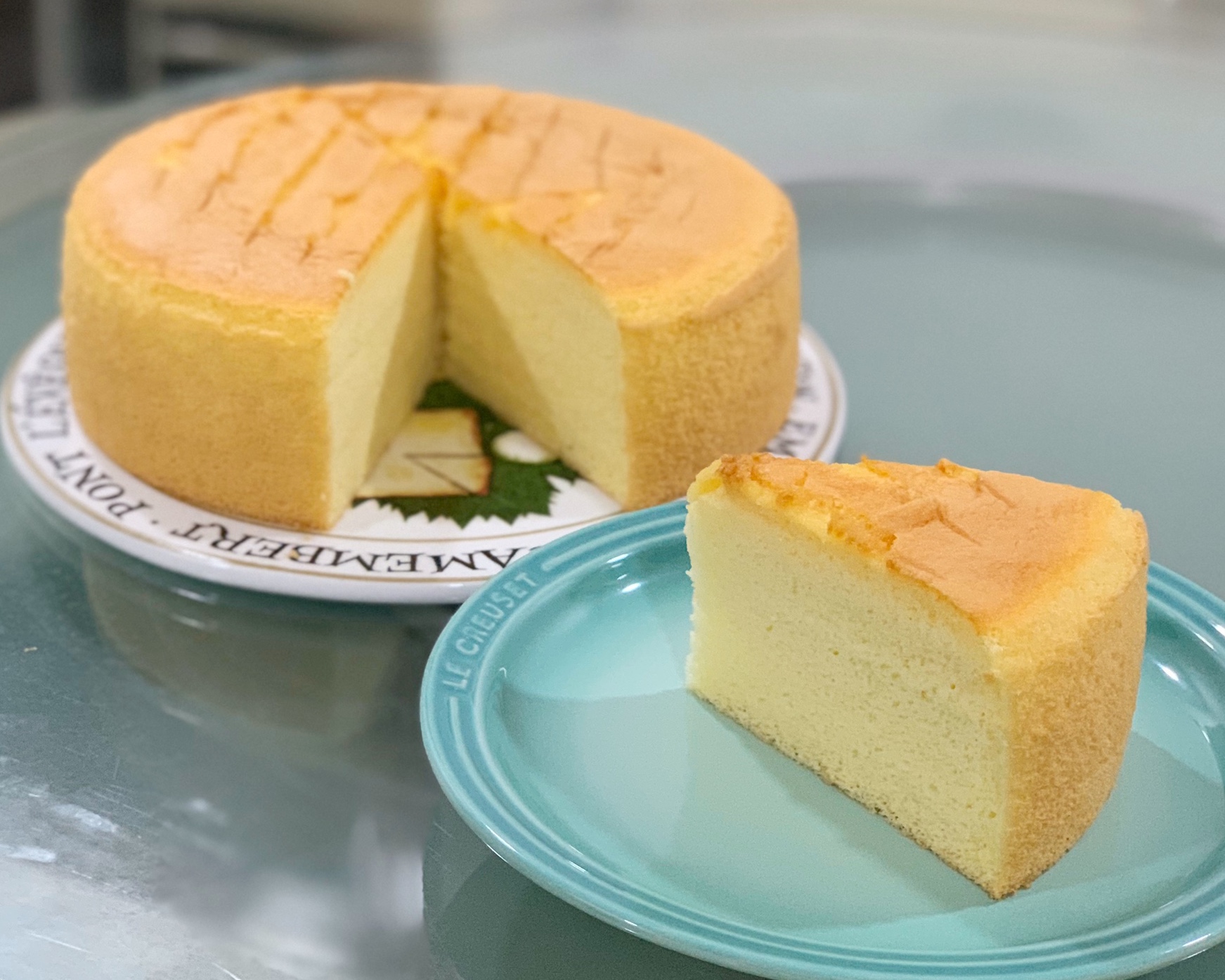 8寸圆模海绵蛋糕（含十寸制作方法）的做法