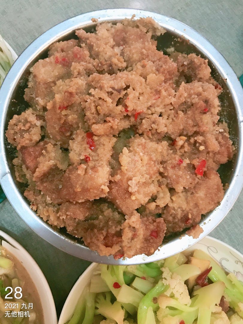 🔥好吃不油腻的粉蒸五花肉