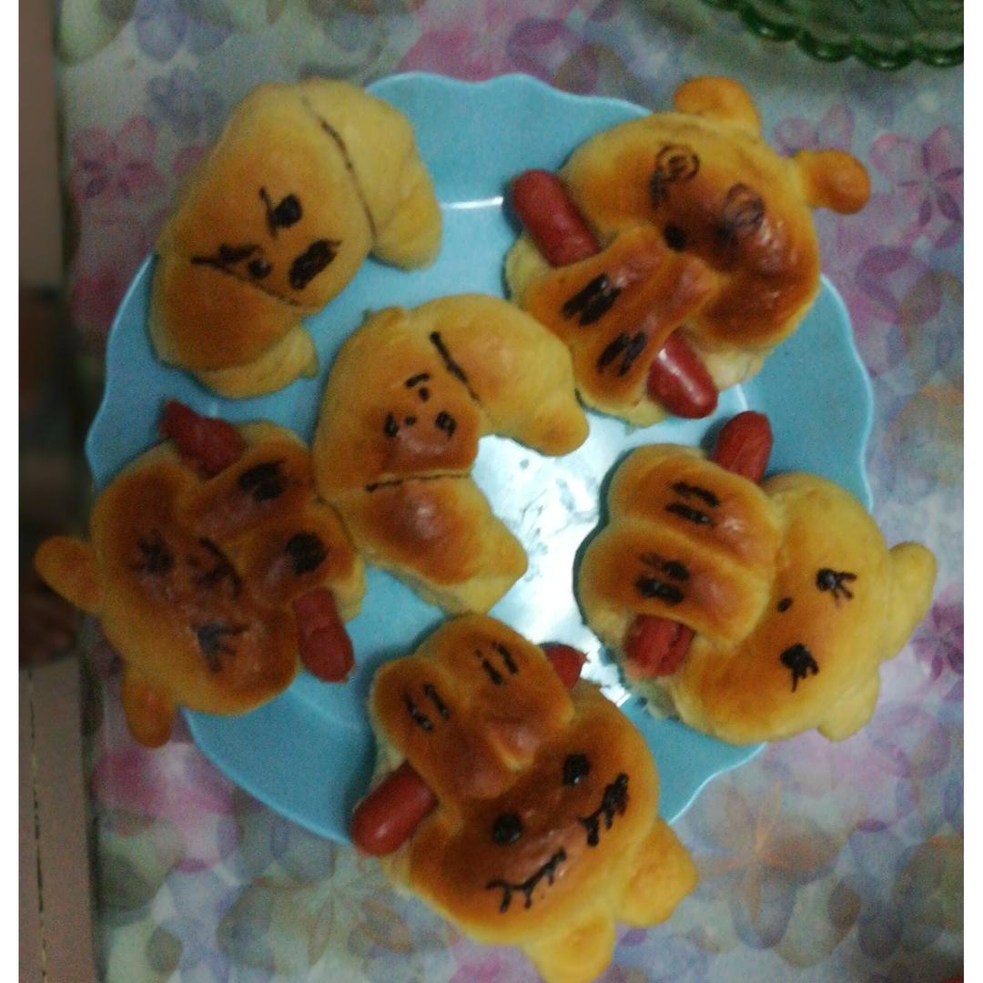 兔子热狗面包#东菱厨师机c08#