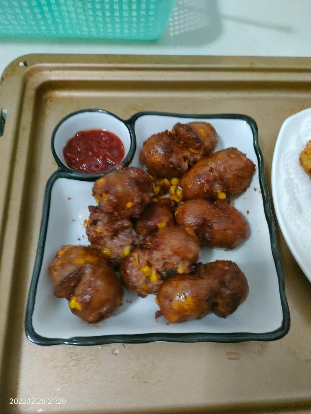 玉米猪肉波波肠