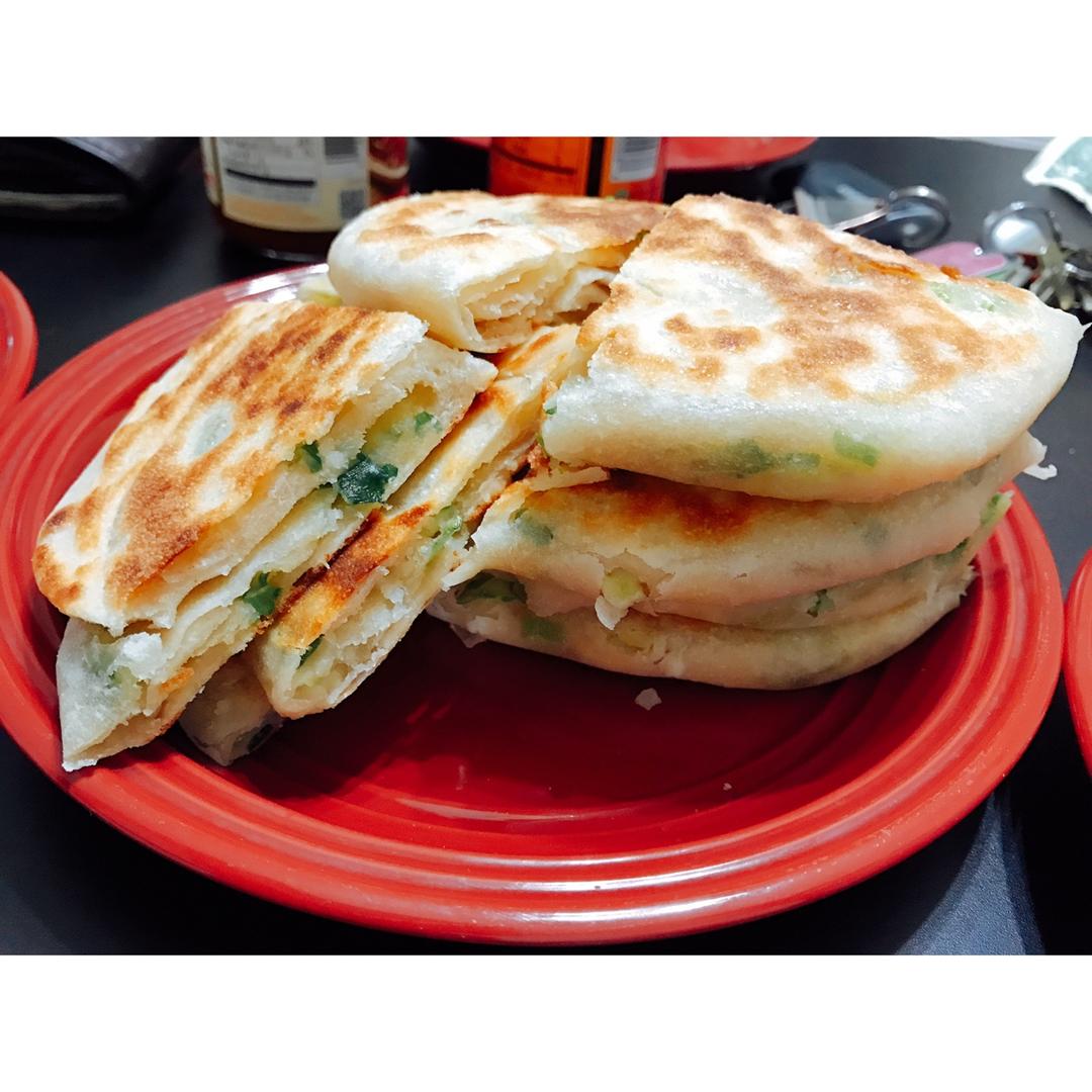 发面葱油酥饼
