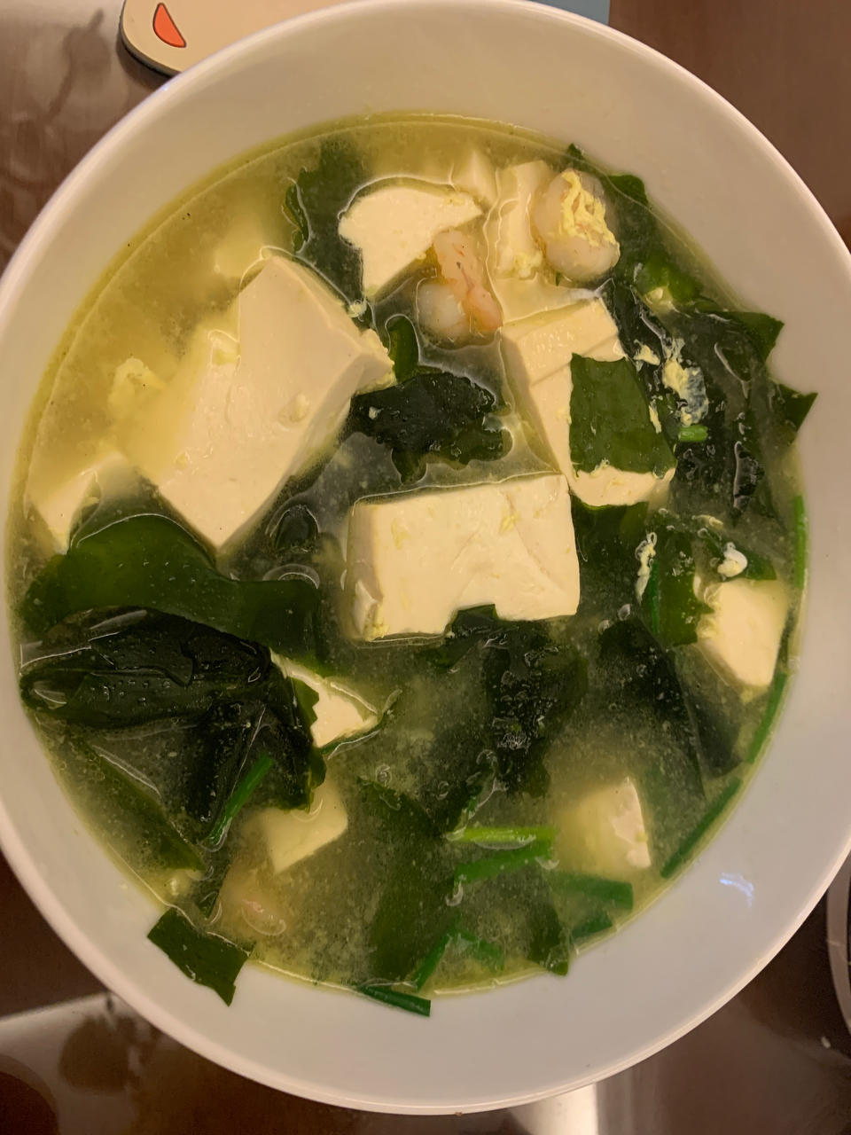 孩子增高汤 | 虾仁豆腐裙带菜汤