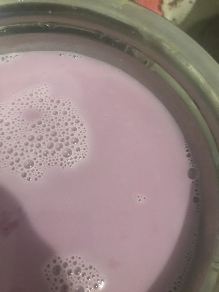 紫薯牛奶露
