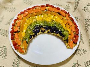 彩虹🌈薄底披萨·奶素的做法 步骤1