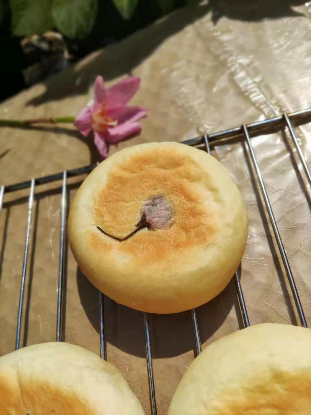 日式樱花紫米包