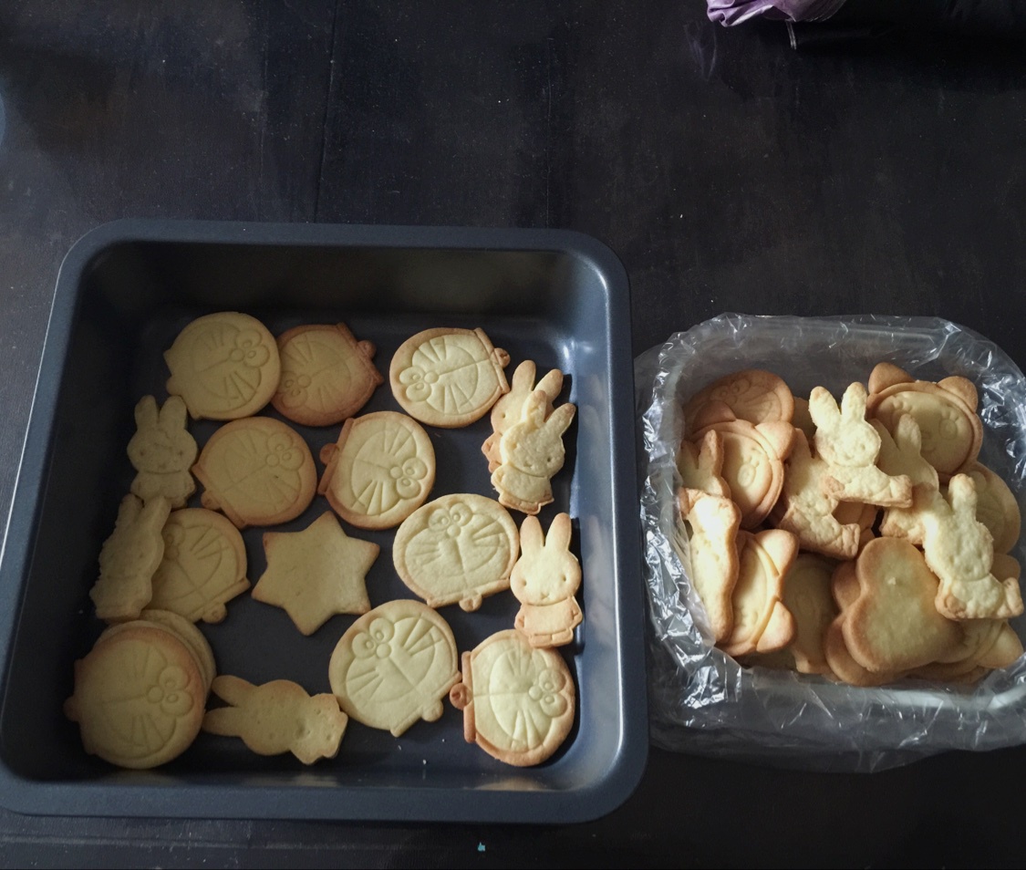卡通黄油饼干
