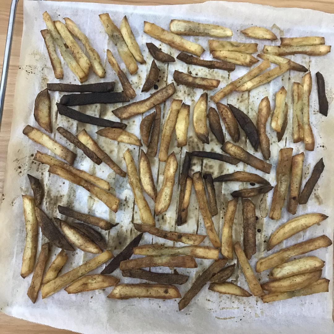 无油健康烤薯条