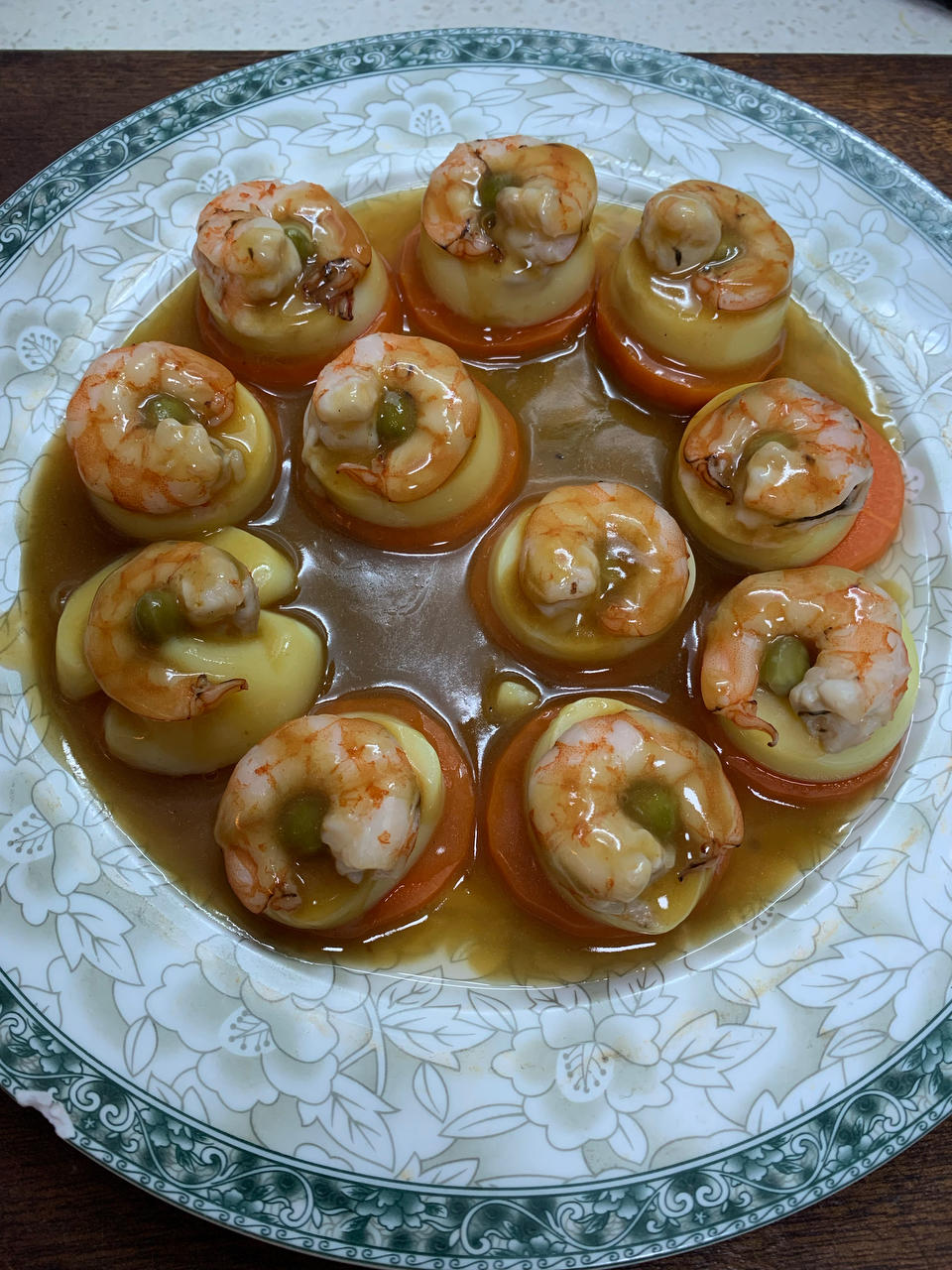 日本豆腐蒸虾仁