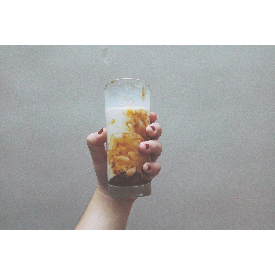 黑糖珍珠鲜奶-在家喝鹿角巷