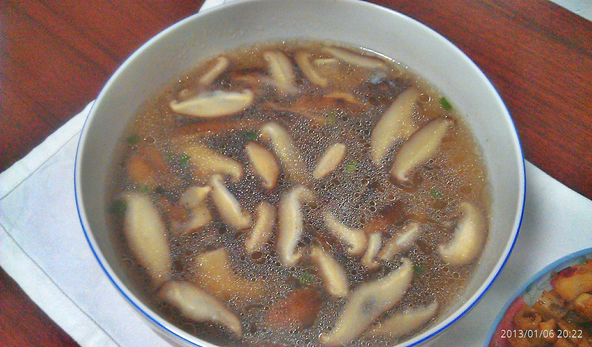 香菇肉末汤