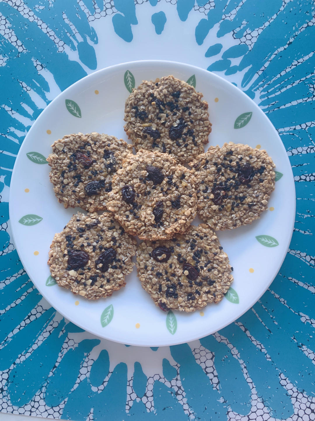 🍌🌰🍪香蕉燕麦cookie，无糖好吃方便又健康，减肥解馋小零食，25分钟就搞定！