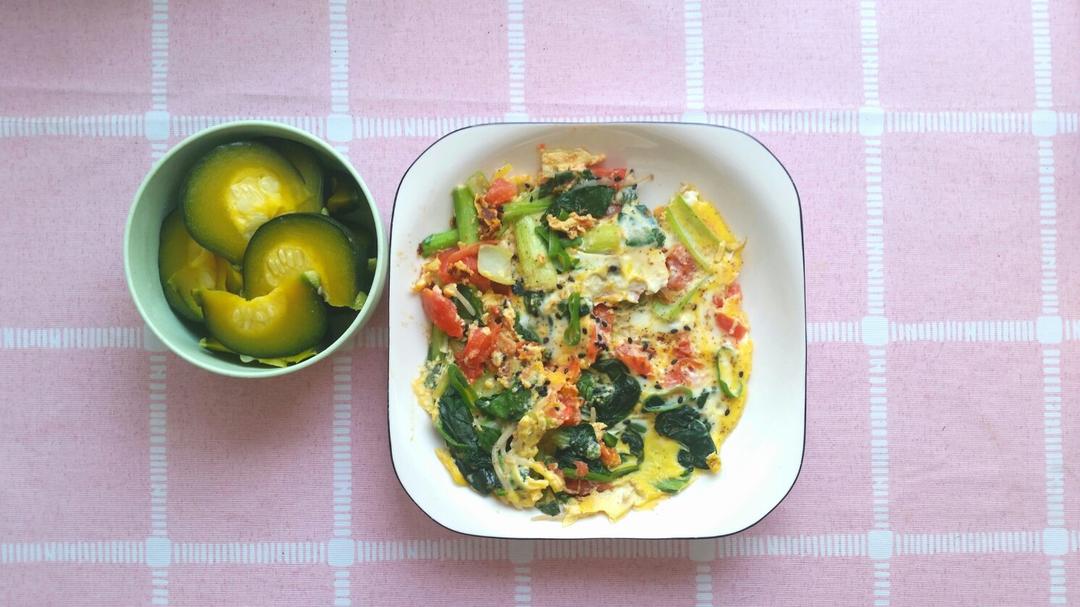 无油低脂蔬菜烘蛋