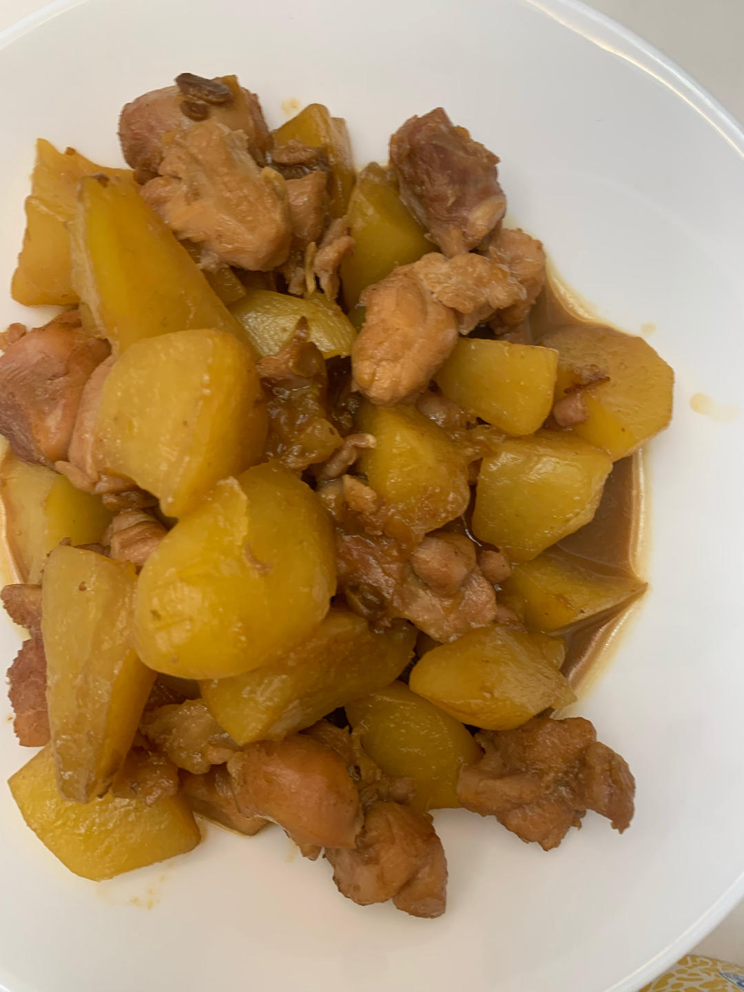 土豆炖鸡块