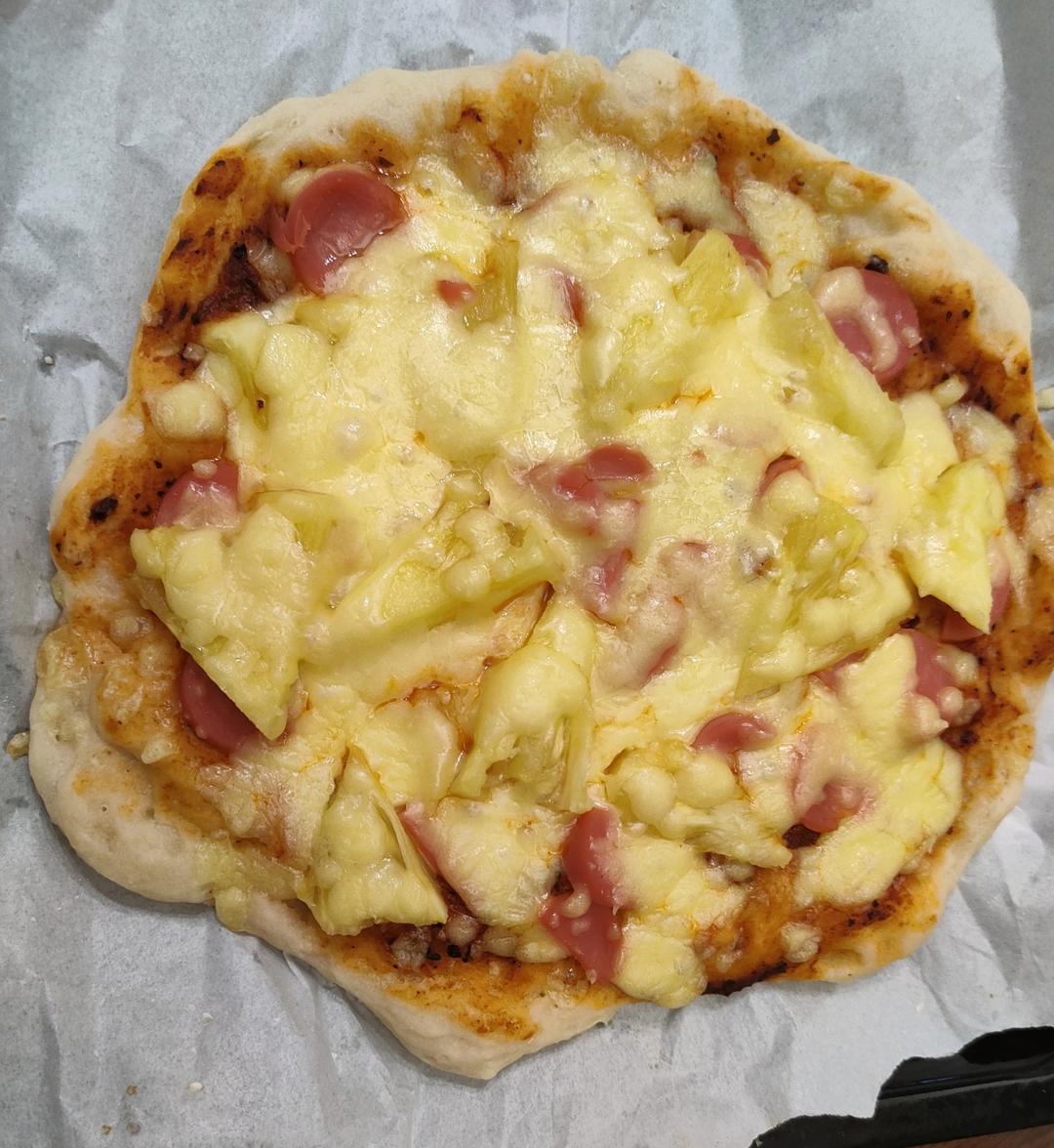 清爽不腻的夏威夷风光披萨