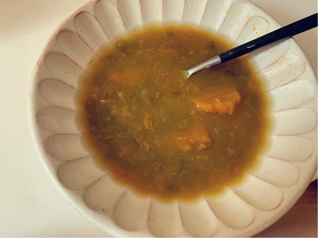 南瓜绿豆甜汤