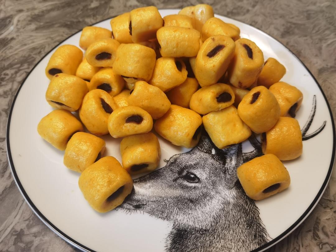 红豆沙南瓜小馒头