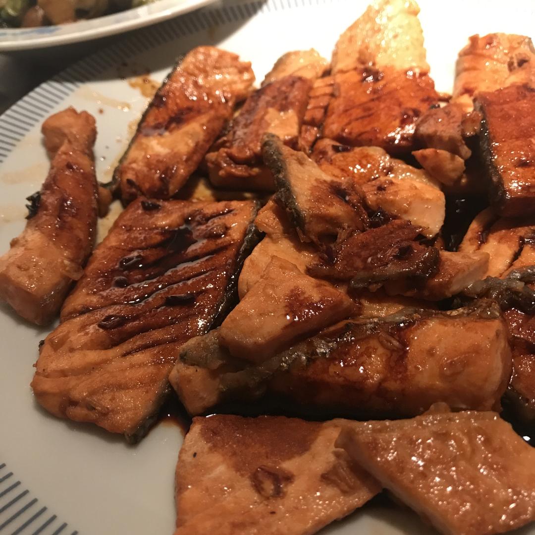 香煎三文鱼