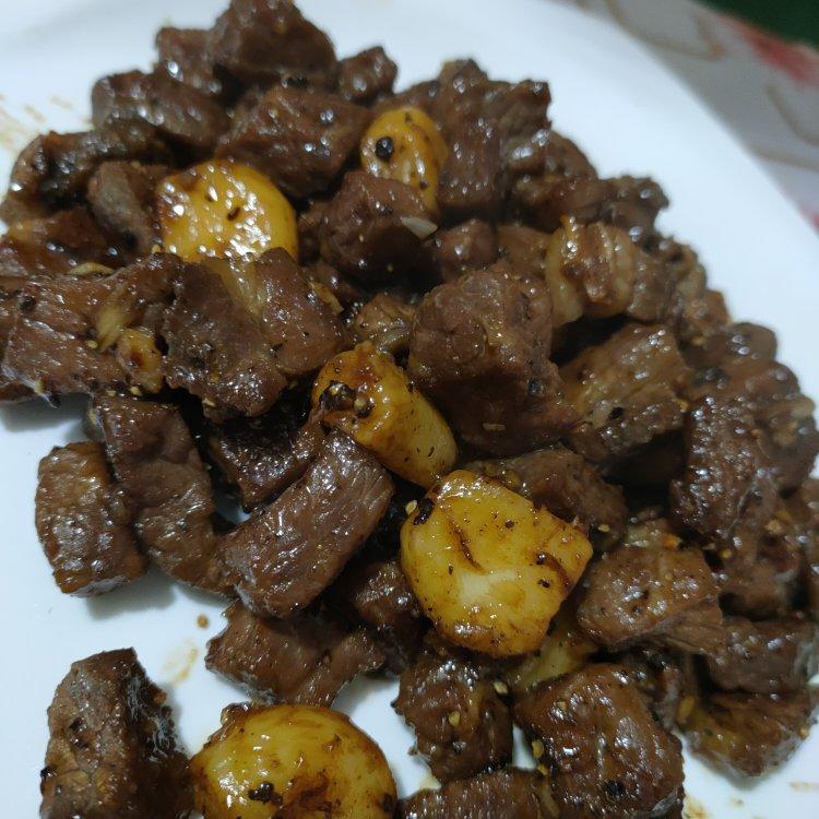 黑蒜子牛肉粒-津门秘方-家庭制作详细版