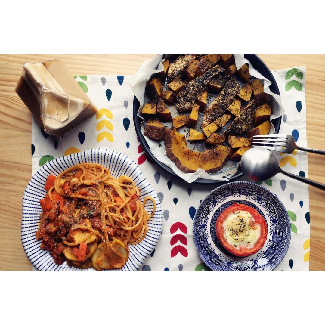 【健康三餐】百里香南瓜烤鸡胸