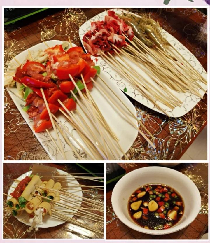 串串火锅！十几种牛肉串串和小郡肝一大锅只要98.5！！