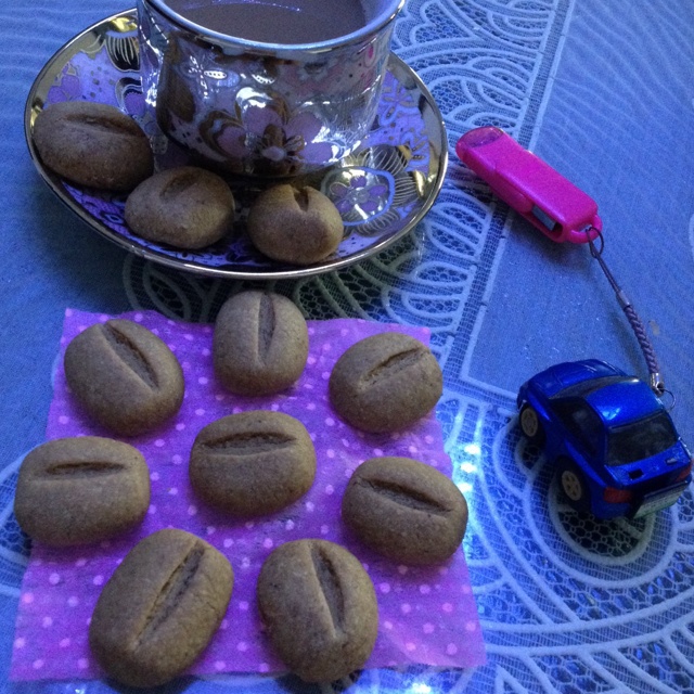 【咖啡豆豆饼干】简单的硬饼干