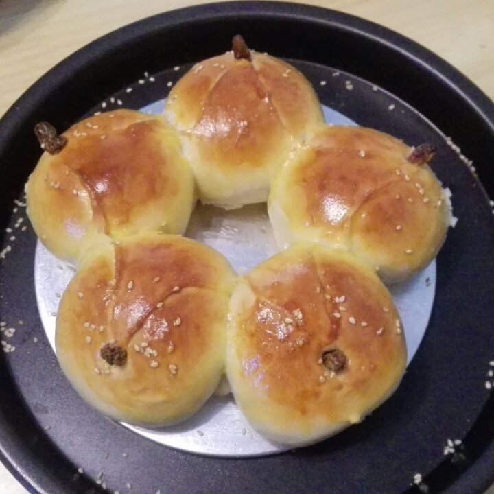 皇冠花朵面包（面包机版和面）