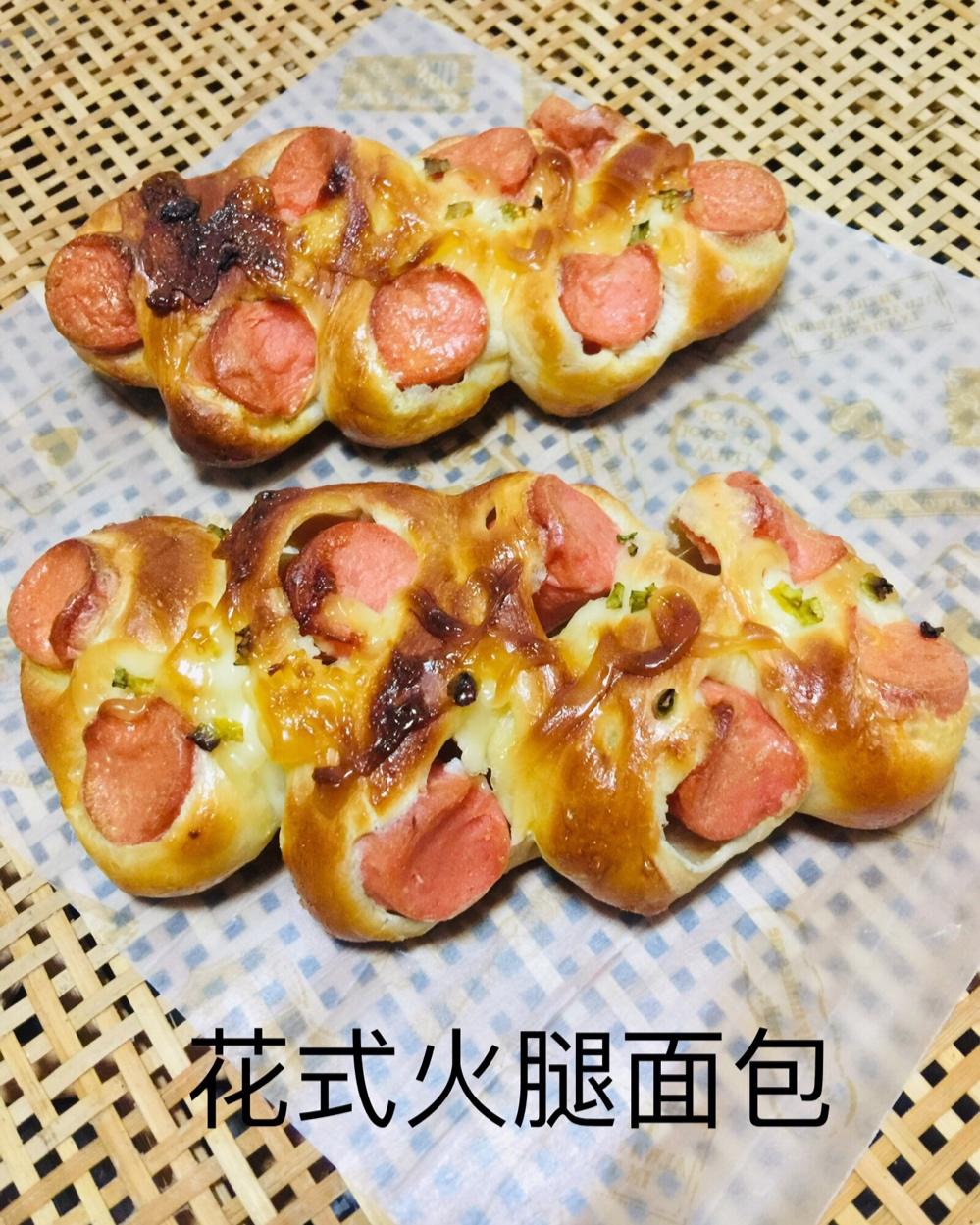 葱香火腿肠面包
