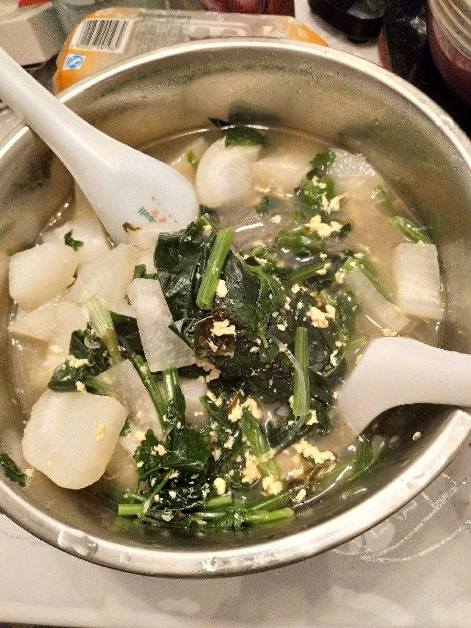 菠菜鸡蛋汤