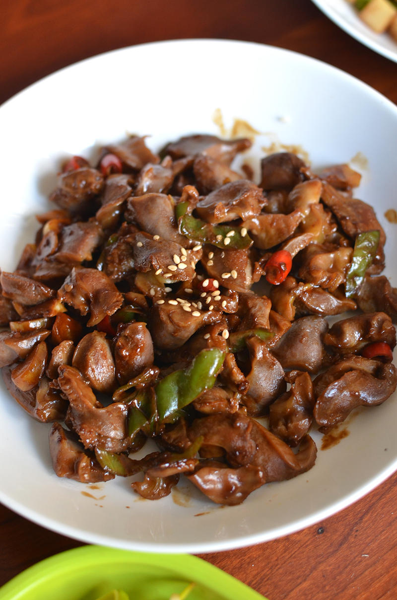 小米椒爆鸡胗