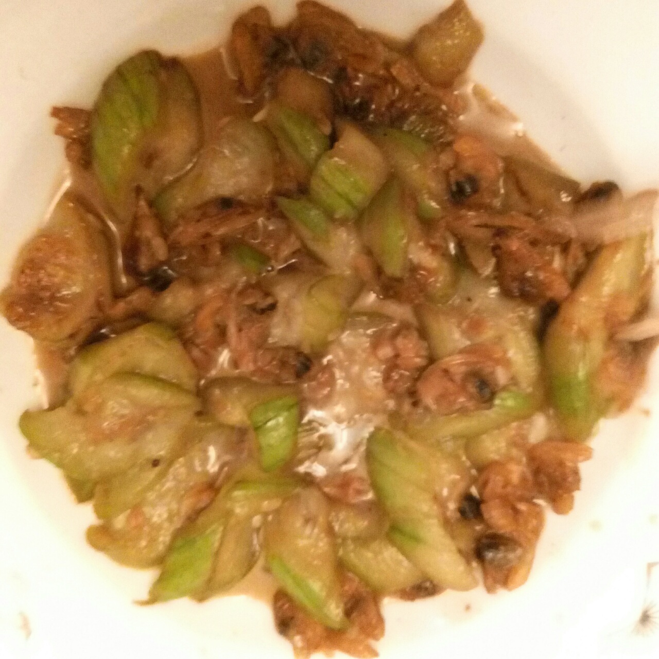 蛤蜊干炒丝瓜