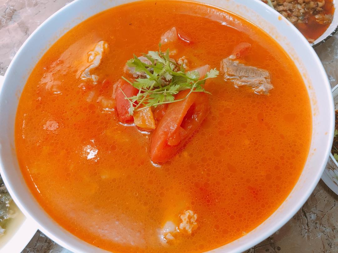 老丁的私房菜-番茄牛腩煲