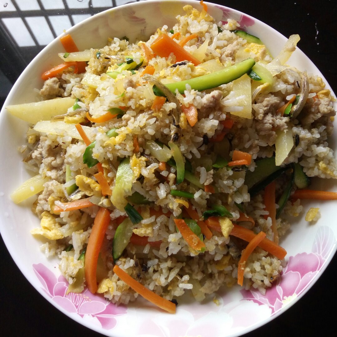 海蜒肉沫蛋炒饭