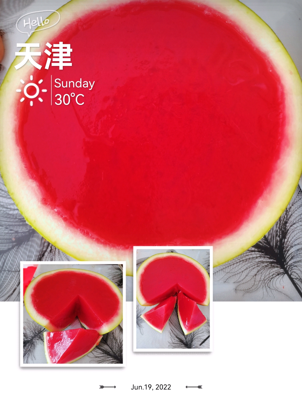 冰爽Q弹的西瓜🍉果冻