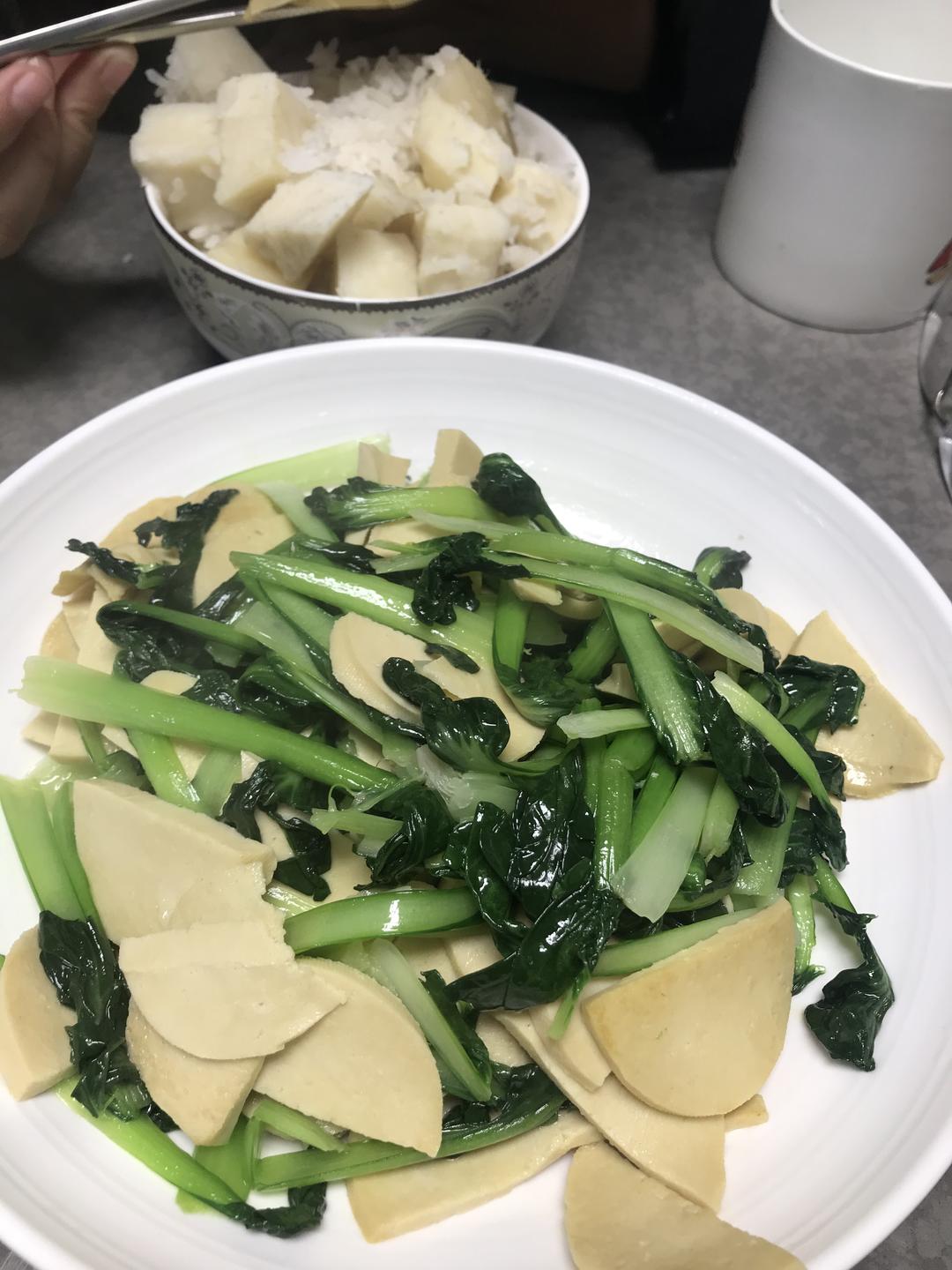 青菜豆腐捆蹄