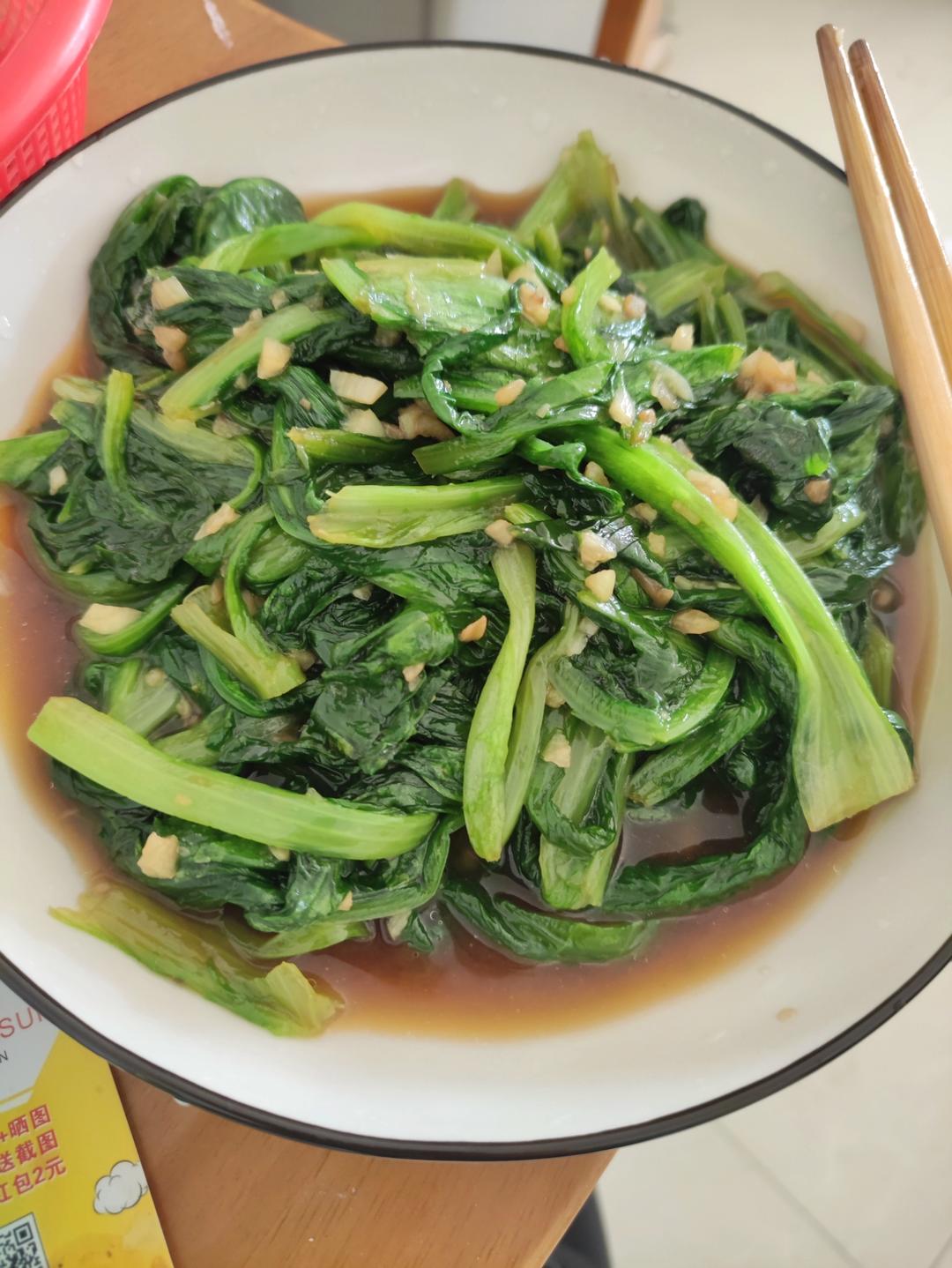 蒜蓉油麦菜（蚝油）