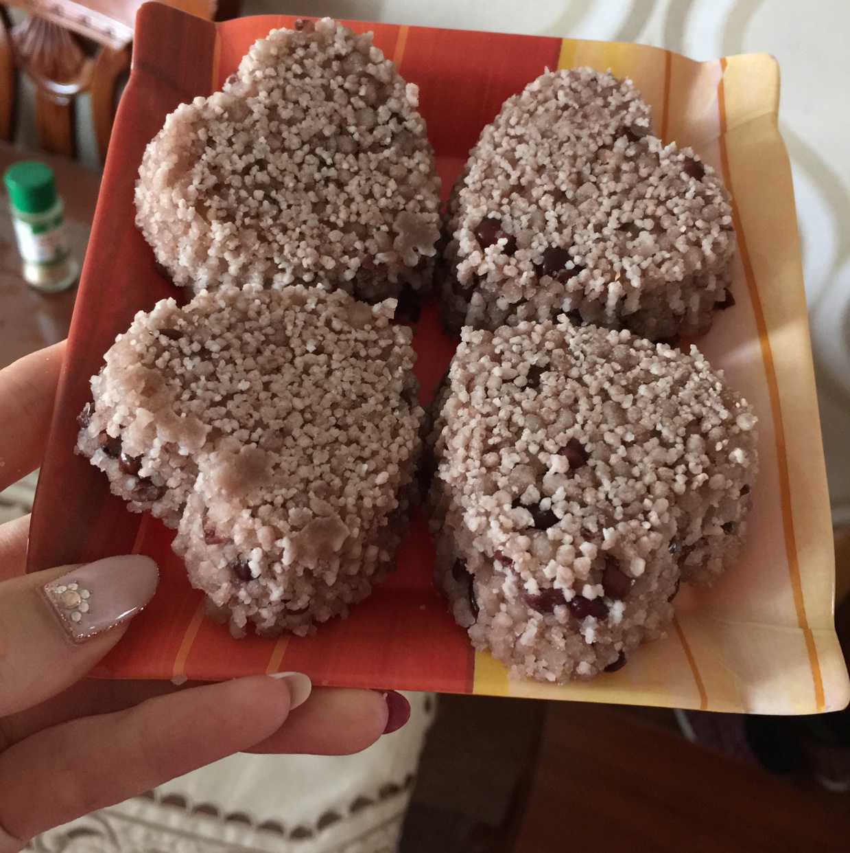 红豆松糕