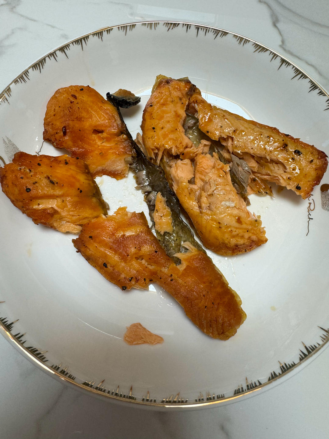 空气炸锅无油煎三文鱼(减脂 懒人必备)