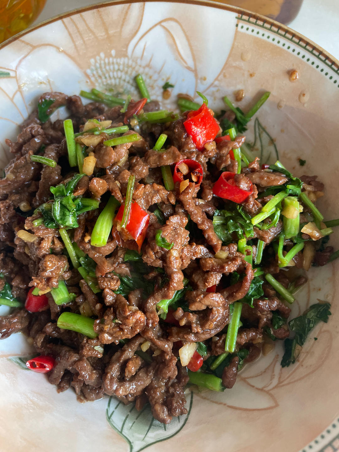 小炒黄牛肉