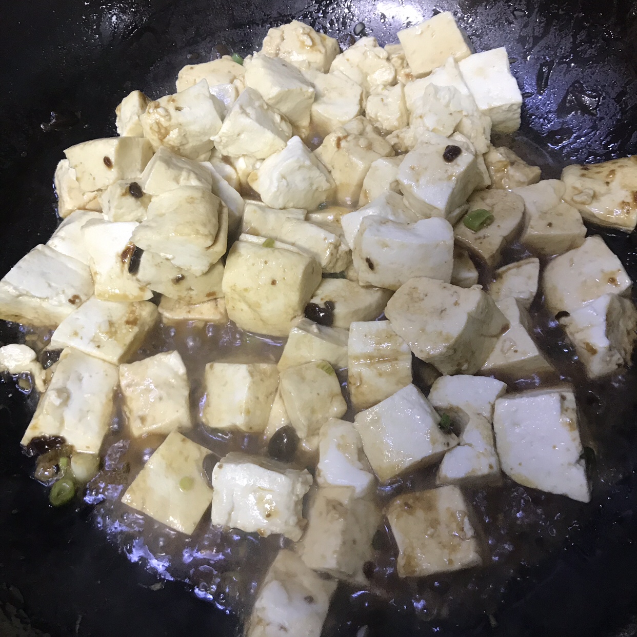 家常红烧豆腐的做法 步骤6