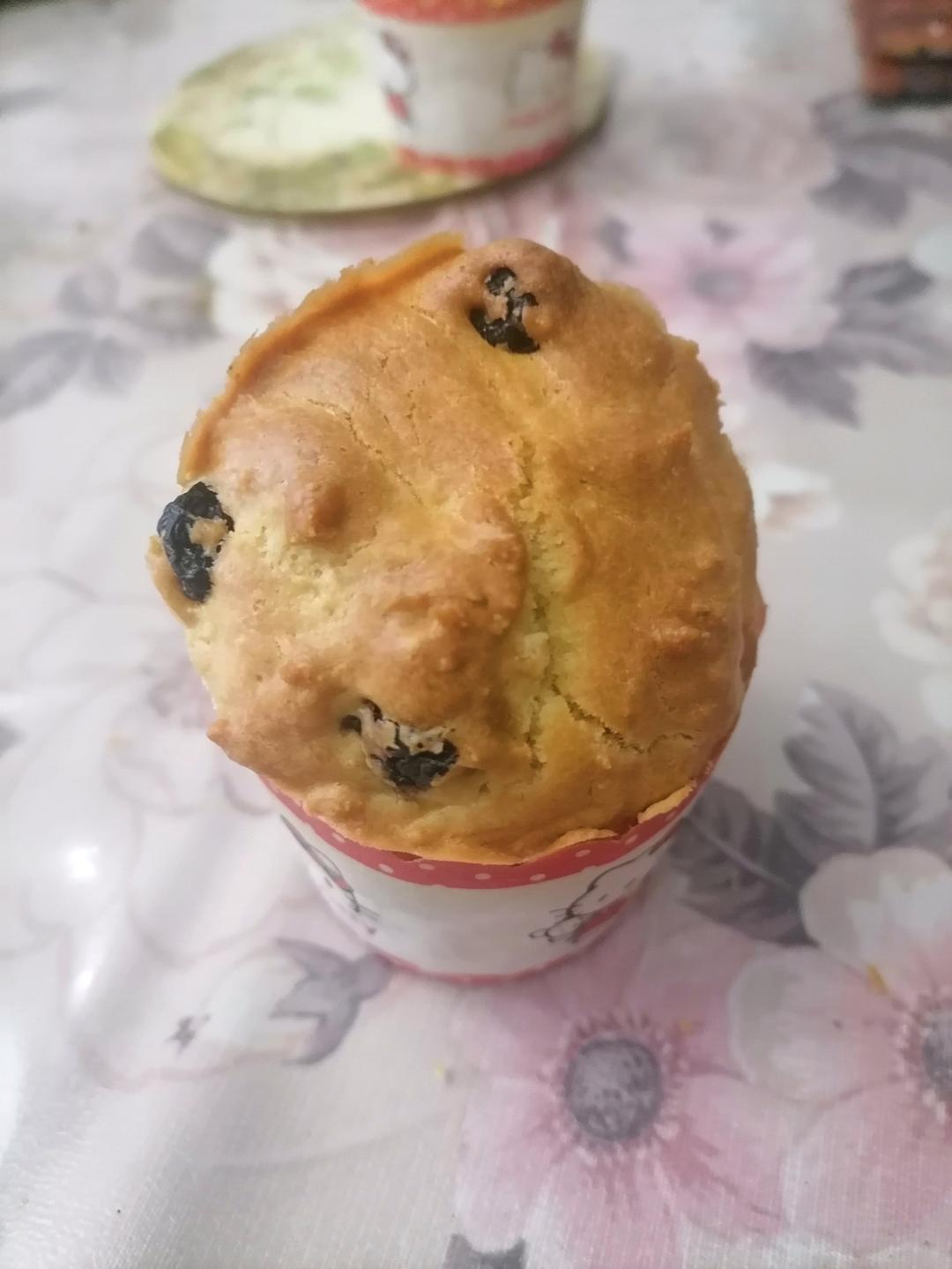 超简单【爆浆蓝莓玛芬蛋糕】