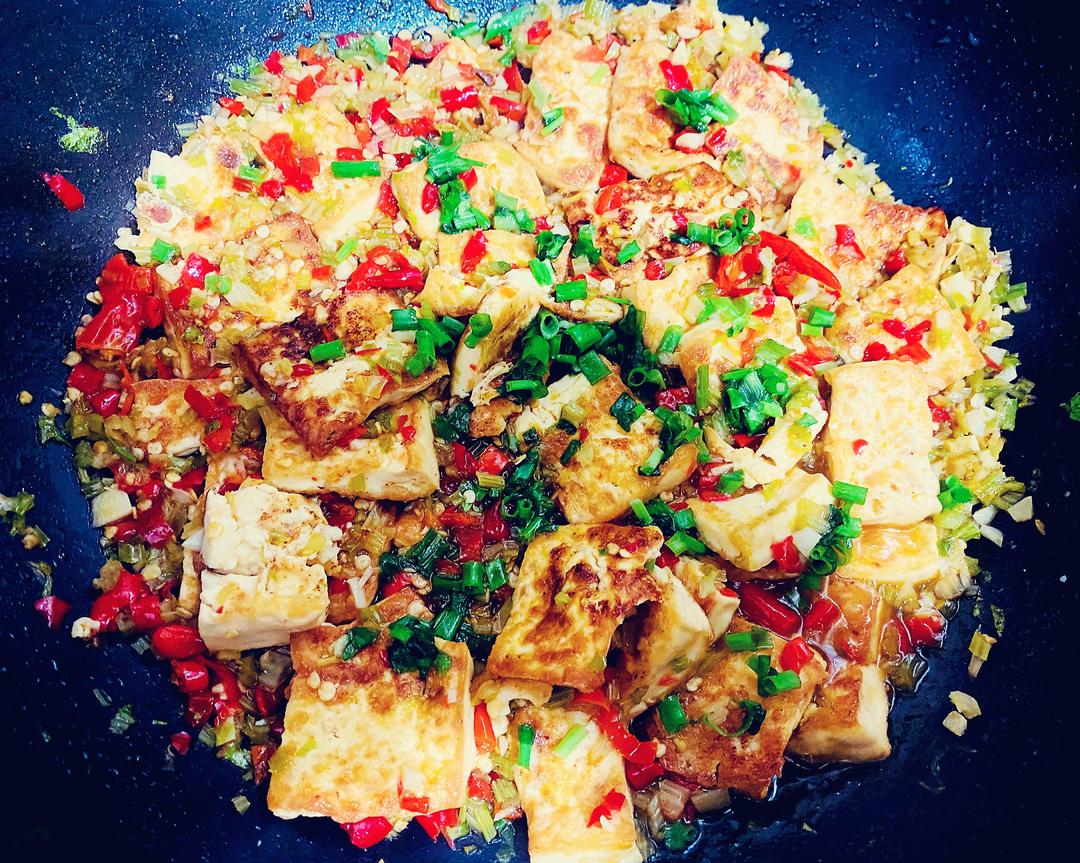 下饭菜～香芹末炖豆腐