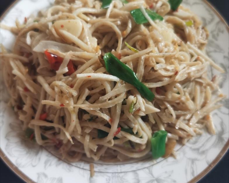 下饭浦城菜炒芋头母丝