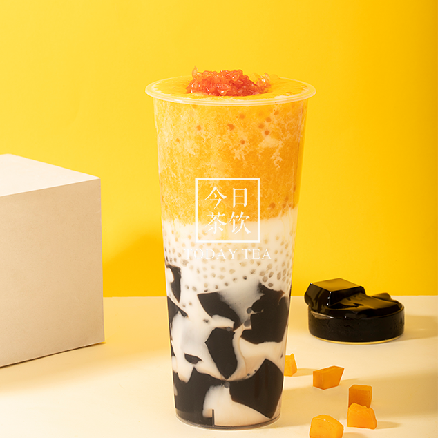 杨枝甘露烧仙草 今日茶饮免费奶茶培训 饮品配方做法制作教程