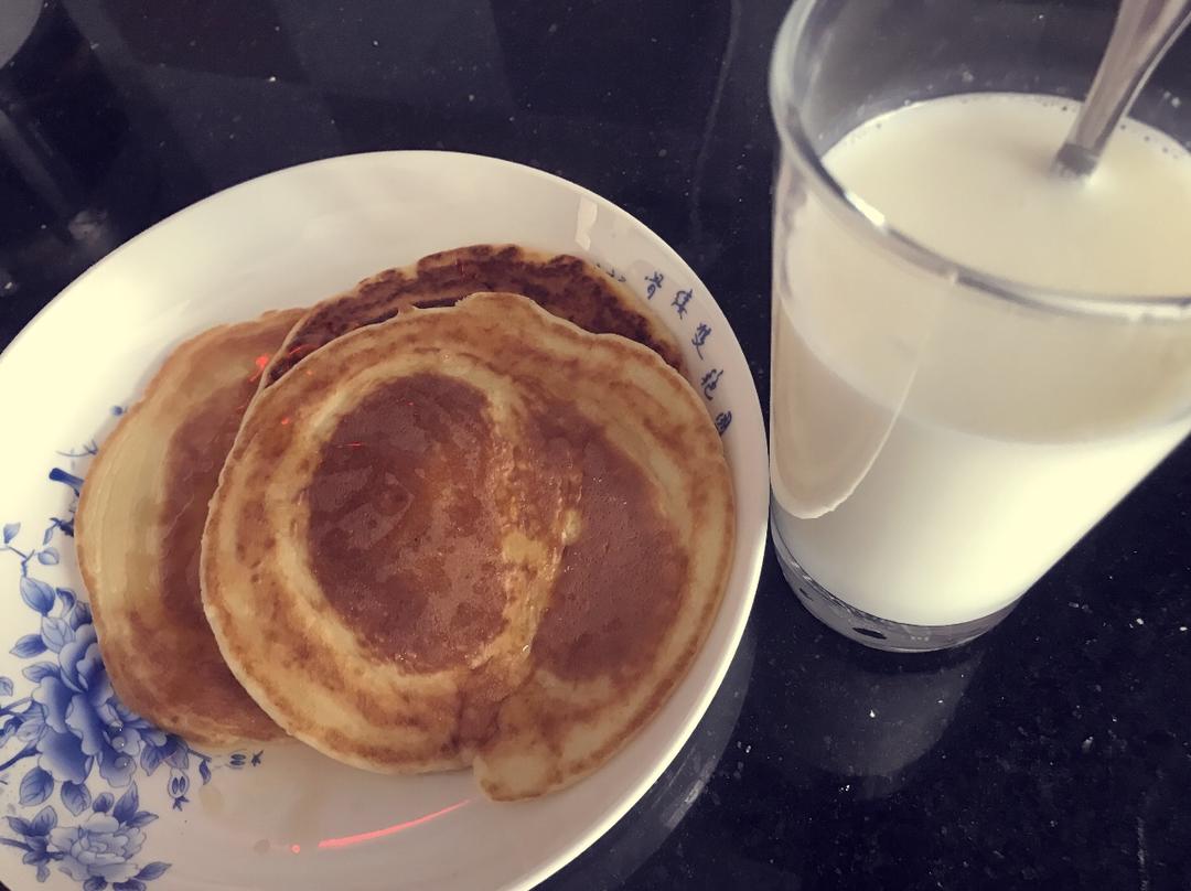 超级简单pancake【无黄油健康版】