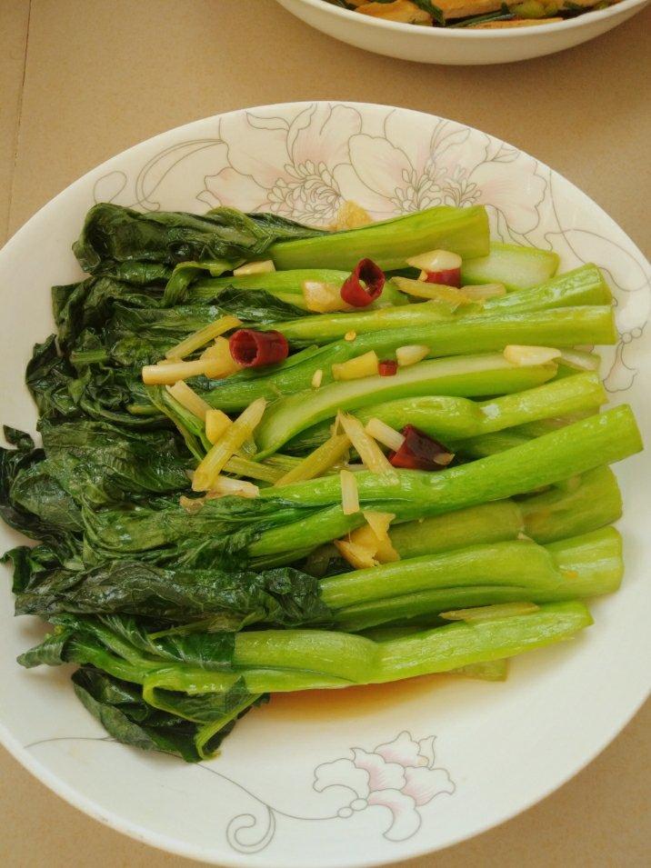 素炒菜心
