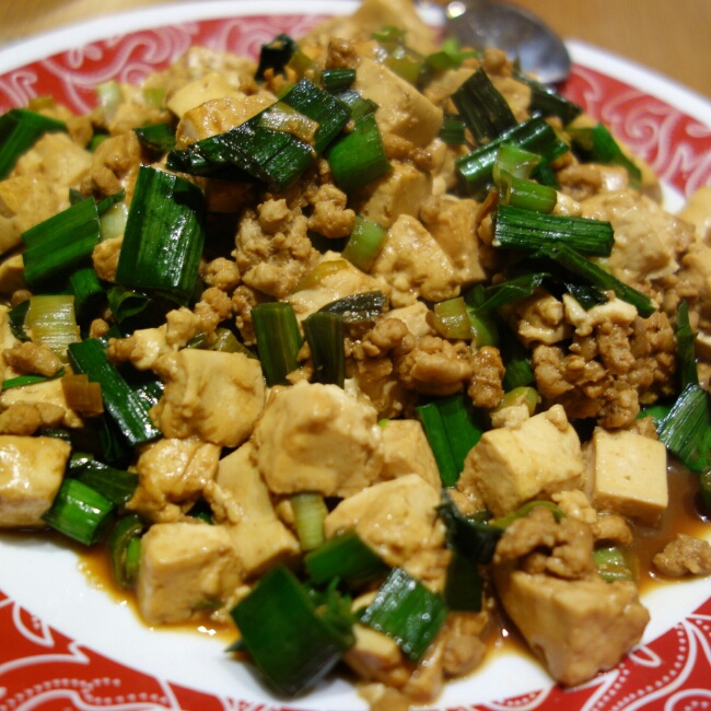 蒜香肉末烧豆腐