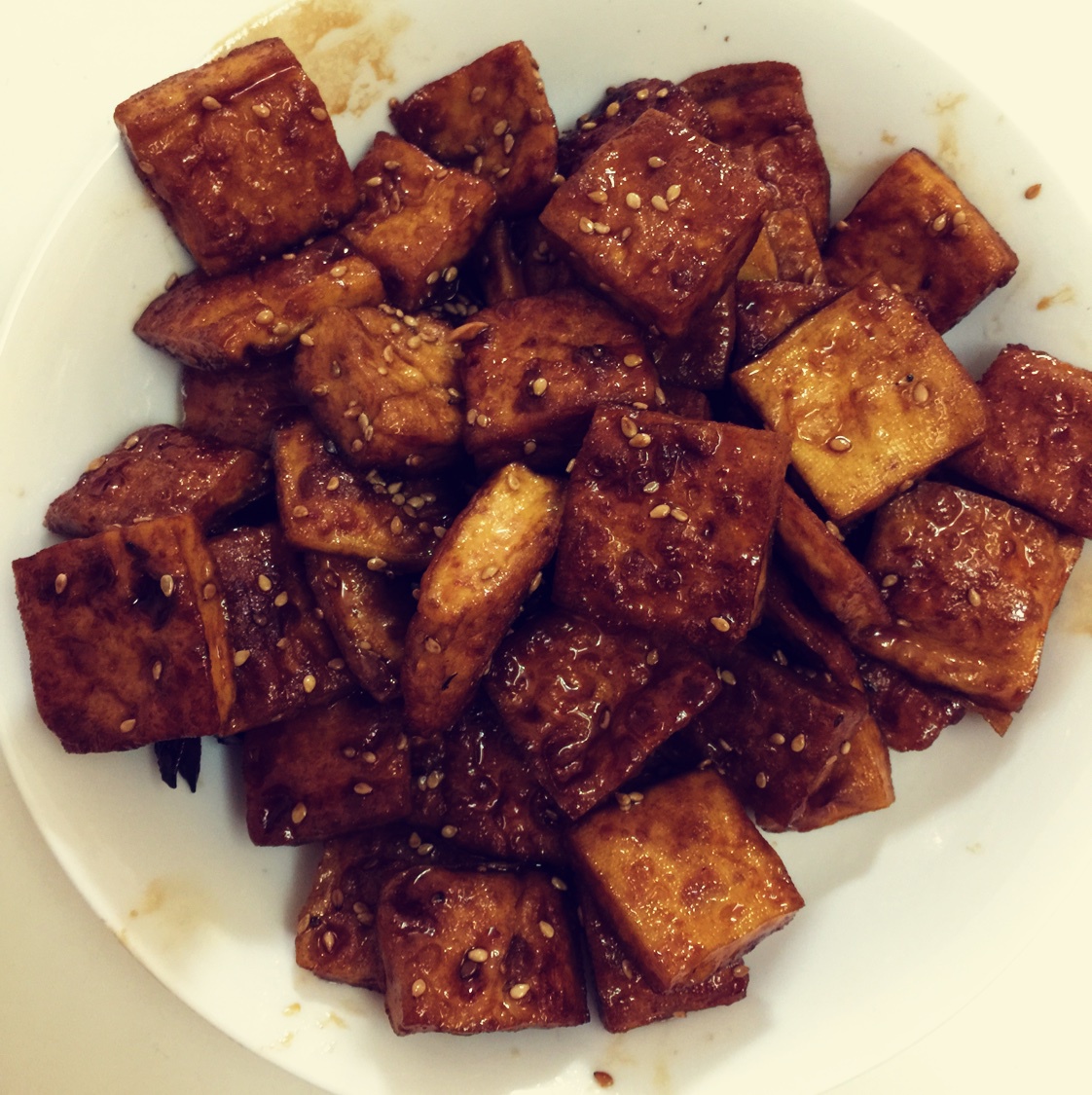 蜜汁豆干