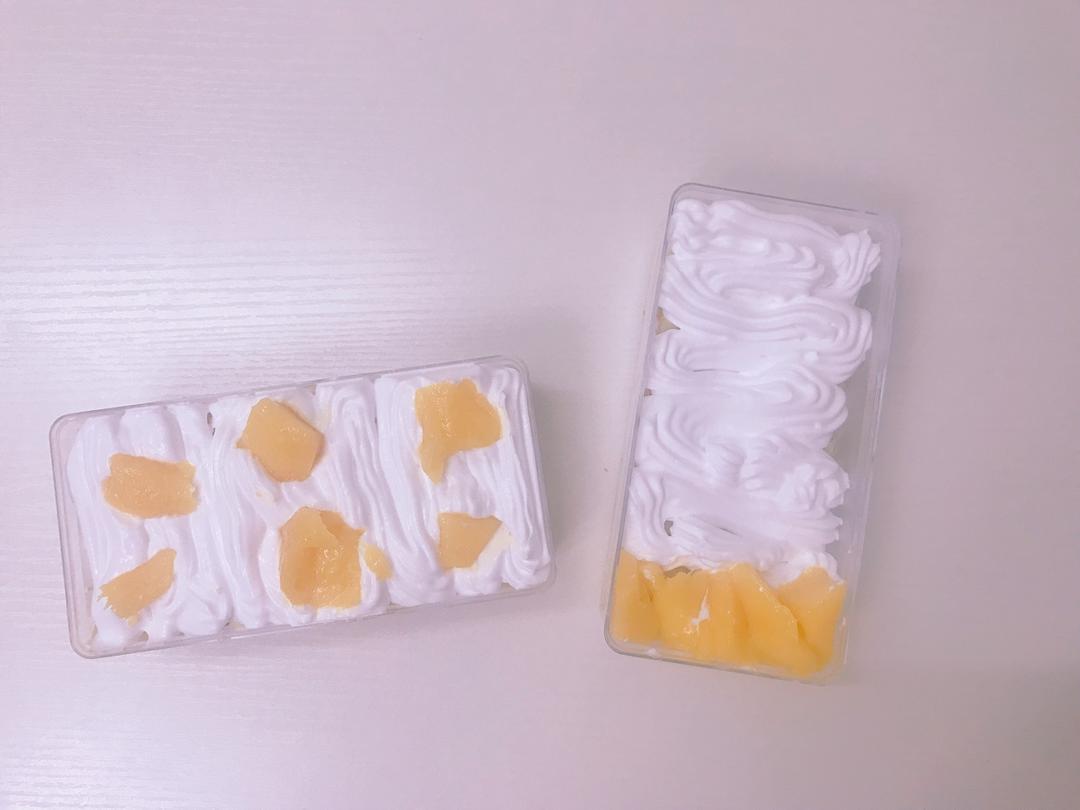 芒果蛋糕卷（详细的小四卷制作视频）