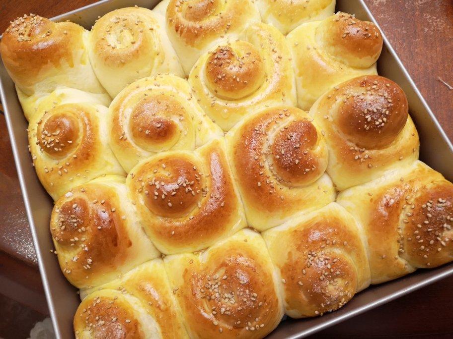 香脆柔软的蜂蜜脆底面包