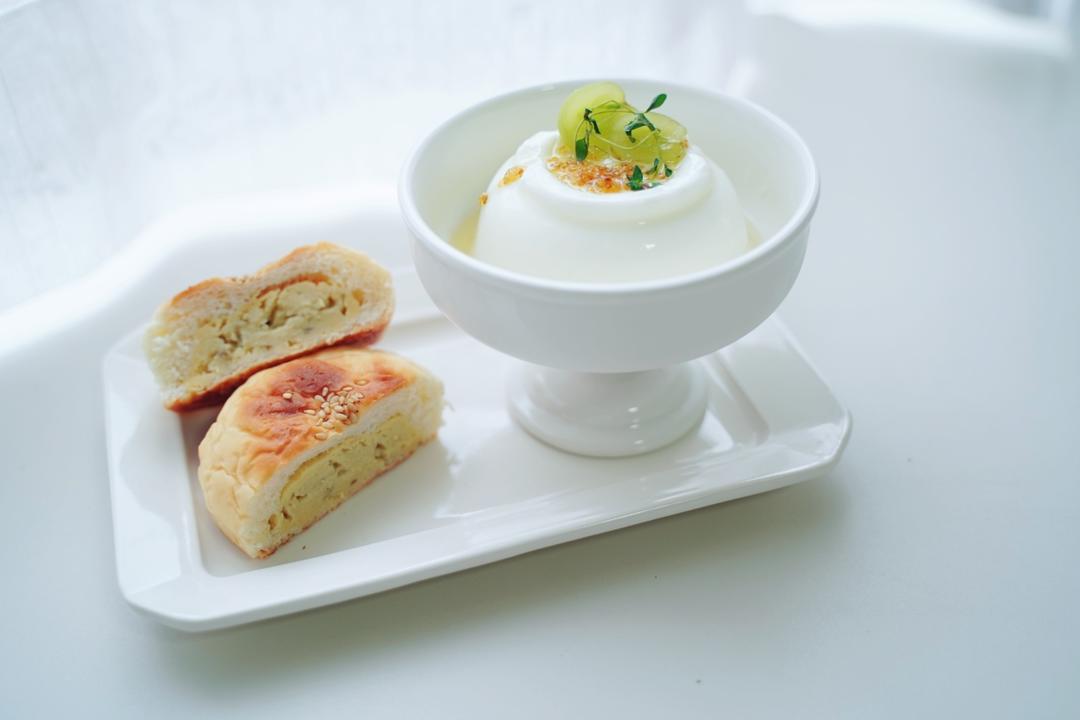 棉花团子一样柔软的云朵豆乳餐包